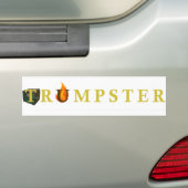 Trumpster-Sticker voor pompen Bumpersticker (Op auto)