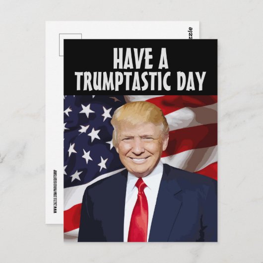 TRUMPTASTISCH BRIEFKAART (Voorkant / Achterkant)