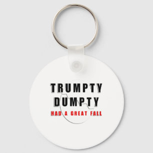 Trumpty had een geweldige Herfst gebarsten ei grap Sleutelhanger