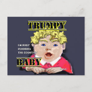 Trumpy Baby Briefkaart