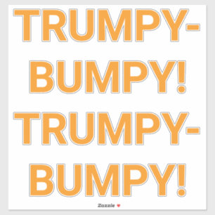 TRUMPY BUMPY Hankamer Artjunkhaus Comic Splash-Kun Sticker