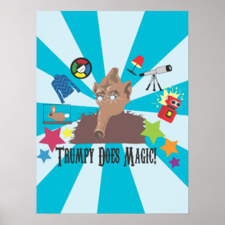 Trumpy doet Magic. Poster