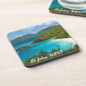 Trunk Bay, Sint-John USVI Bier Onderzetter (Linkerzijde)