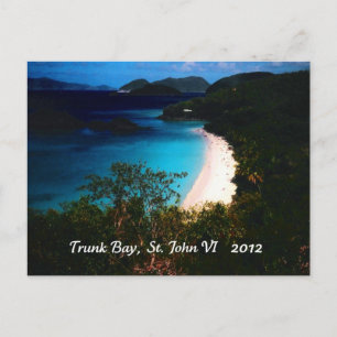 Trunk Bay, St. John 2012 Briefkaart