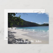 Trunk Bay, St. John Briefkaart (Voorkant / Achterkant)