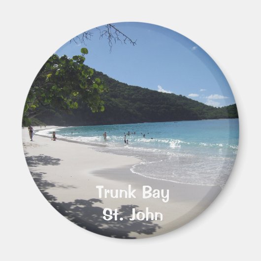 Trunk Bay, St. John Magneet (Voorkant)