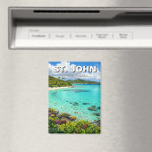 Trunk Bay St. John US Maagdeneilanden Magneet (Insitu (Vaatwasser))