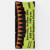 Trunk- of Treat Bunting Banner (Verticaal)