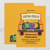 Trunk of Treat Halloween Kaart (Voorkant / Achterkant)