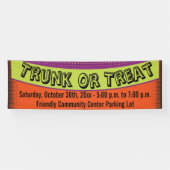Trunk of Treat kleurrijke vun Spandoek (Horizontaal)