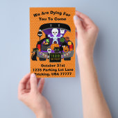 Trunk of Treat Skeleton Halloween 5,5 x 8,5 Flyer (Hand)
