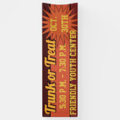 Trunk of Treat Starburst Spandoek (Verticaal)