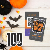 Trunk ou traiter les Cartes de visite d'Halloween 