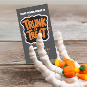 Trunk ou traiter les Cartes de visite d'Halloween 