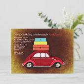 Trunk Party avec Red Car Invitation (Debout devant)