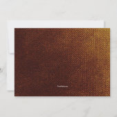 Trunk Party avec Red Car Invitation (Dos)