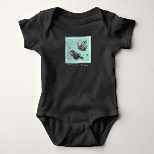 Trunkfish Baby Cotton Jersey Bodysuit (Voorkant)