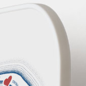 Truro Cape Cod Navy Blauw Monogram Pickleball Paddle (Links Detail)