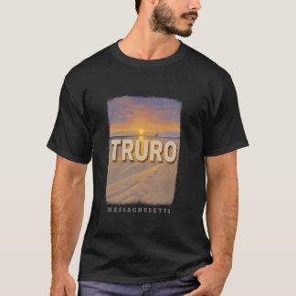 Truro Massachusetts MA Corn Hill Beach Sunset SD66 T-shirt