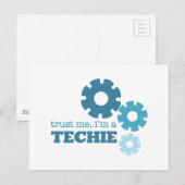 Trust A Techie Briefkaart (Voorkant / Achterkant)