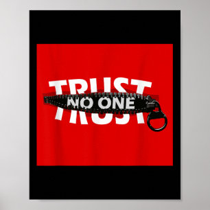 Trust Cool Motivatie Illustratie Graphic Quote Poster