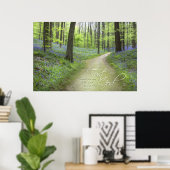 TRUST DIEU - Christian Religieux Poster Mur Art (Bureau à domicile)