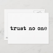 TRUST GEEN BRIEFKAART (Voorkant / Achterkant)