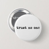 TRUST GEEN RONDE BUTTON 5,7 CM (Voorkant /achterkant)