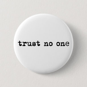 TRUST GEEN RONDE BUTTON 5,7 CM