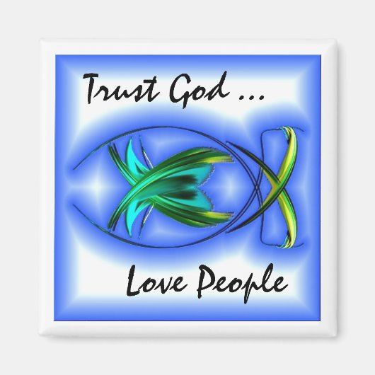 Trust God Magnet (Devant)