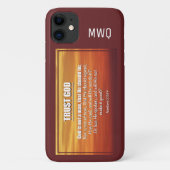 TRUST GOD | Nummers 23:19 Christelijke scripts Case-Mate iPhone Case (Achterkant)