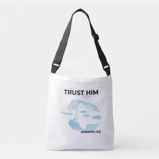 Trust Him Tote Bag Proverbs 3:5 | Christian Bag (Devant)