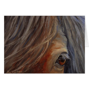 "Trust" Horse Art Toutes les occasions Carte de vo