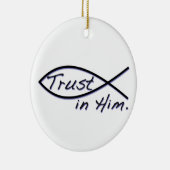 TRUST IN HEM KERAMISCH ORNAMENT (Rechts)