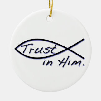 TRUST IN HEM KERAMISCH ORNAMENT