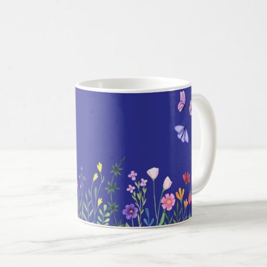 Trust in the Lord” Floral Bible Verse Mug (Devant droit)