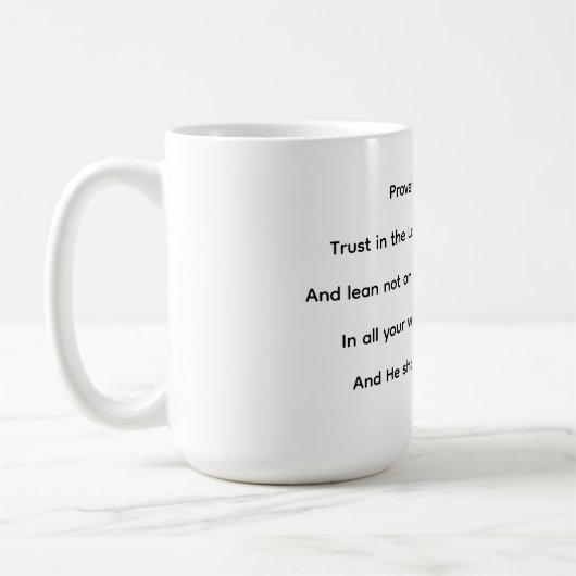 Trust in the lord Mug (Gauche)
