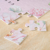 Trust in the Lord Pink Floral Scripting Legpuzzel (Zijkant)