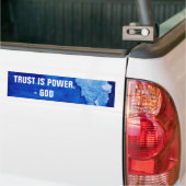 TRUST IS POWER BUMPERSTICKER (Op Truck)