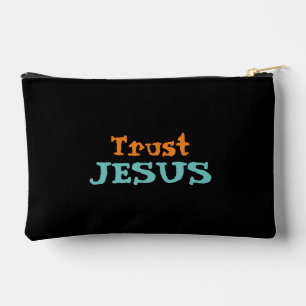 Trust Jesus Christelijk Quote Schattigee Bloemen o Etui