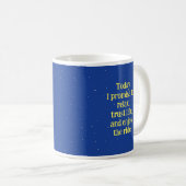 'Trust Life' Affirmation Café Mug 11oz (Devant droit)