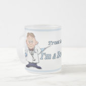 Trust Me Doc Matglas Koffiemok (Voorkant links)