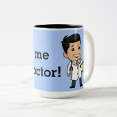 Trust Me Doc Tweekleurige Koffiemok (Voorkant rechts)