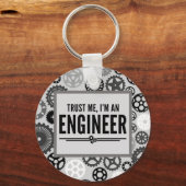 Trust Me Engineer Funny Quote Sleutelhanger (Voorkant)