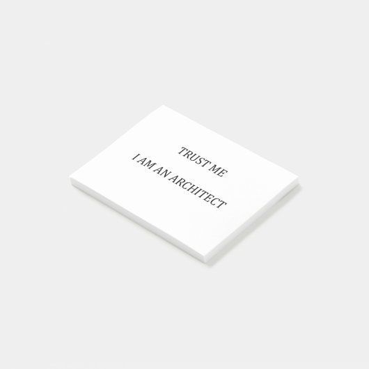Trust me I am an Architect Post-it® Notes (Schuin)