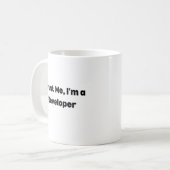 Trust Me I’m a Developer Mug – Programmer Gift Koffiemok (Voorkant links)