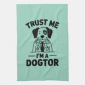 Trust Me I’m a Dogtor Theedoek (Verticaal)