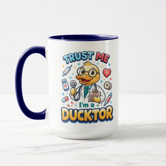 Trust Me I’m a Ducktor Funny Doctor Day Mok (Links)