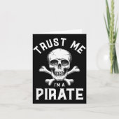 Trust Me I'm A Rate - Funny Skull Crossbones Boote Kaart (Voorkant)