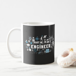 TRUST ME, I'M AN ENGINEER feat Maxwell Gleichungen Koffiemok